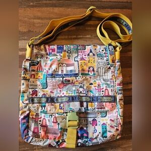 Unique Multicolor LeSportsac × Artist-in-Residence Collaboration Crossbody
